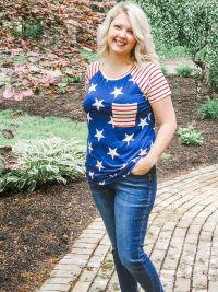 Patriotic Tee Reg/Plus