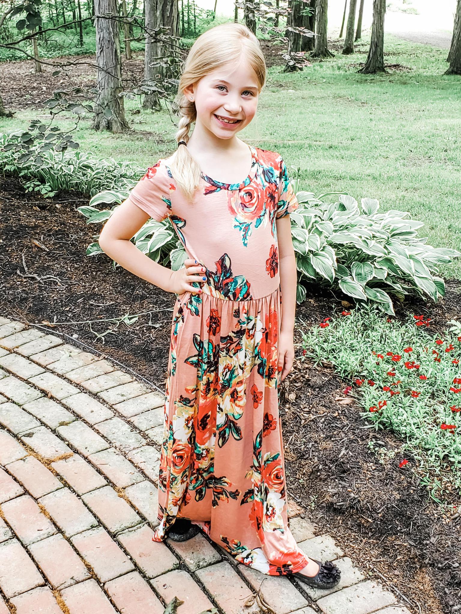 Kids Floral Maxi Dress – Madison-Quinn Boutique ltd Kids Floral Maxi Dress – Madison-Quinn Boutique ltd